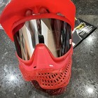 Vintage Jt Ize Flex -7 Paintball Mask Goggles Red