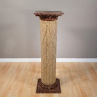 European Faux Marble Pedestal Column Plant Stand Display Pedestal