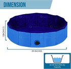 Zone Tech Collapsible Bathing Outdoor Portable Swimming Kids Pets Summer Pool