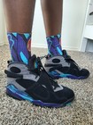 Aqua 8s Socks