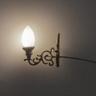 4pcs Dollhouse Wall Light Miniatures Battery Wall Lights Miniature Stuff Lamp   