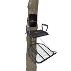 Big Game Captain Xc Steel Hang-on Treestand With 20 X 30 Flip-back Seat  Black