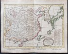 1790s - Lattre - Nice Map China  Korea  Japan  Taiwan