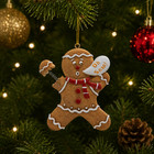 Gingerbread Man Cookie Oh Snap  Broken Arm Funny Ornament Christmas Tree