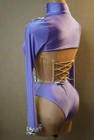 Women Sexy Sparkly Rhinestones Bodysuit Performance Costume Singer Stage Wear