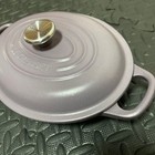 Le Creuset Shallow Oval Casserole 21cm 8 25in 1qt Braiser Amethyst Cast Iron