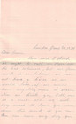1890 Candor  New York Cancel On Cover With Letter Enclosed