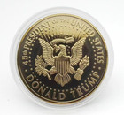 2024 Donald Trump Coin- Take America Back Gold Plated    Case Free Ship From Usa