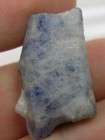 40 00ct Afghanistan Natural Rare Rough Blue Sapphire Dogtooth Crystal 8 00g 27mm