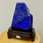 4 98lb Top Natural Lapis Lazuli Jasper Quartz Crystal Furnishing Articles stand
