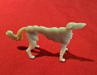 Don Manning Plastic Ecru Beige Borzoi Art Nouveau Dog Figurine Vintage