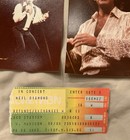 1983 Neil Diamond Ticket Stub Chicago Stadium   Two Fan Concert Photos