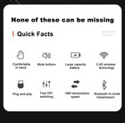 2 4ghz Wireless Optical Mouse Usb Rechargeable Rgb Cordless Mice For Pc Laptop