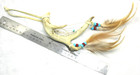 Native American Antler Dream Catcher  11 4   Turquoise  Cherokee  Coa  Adc33
