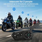 New - Fuyunxin X6 Motorcycle Helmet Bluetooth 5 2 Intercom Headset  2 Pack
