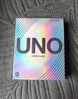 Uno Mattel Uno Platinum Edition Card Game Premium Holographic Foil Cards New