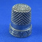 Ornate Vintage Sterling Silver Thimble - 2 61 Grams - Stamped With Maker s Mark