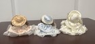 Set Of 3 Victorian Style Vintage Bisque Jointed Dolls Dollhouse 3    Porcelain