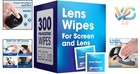 Pre-moistened Screen Cleaner Wipes 300ct For Phones  Laptops  Cameras