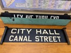 Nyc Ny Subway Roll Sign Canal Street Chinatown City Hall Park Row Mid Manhattan