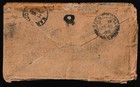 India 1910  Kgv  Postage Due Cover To Singapore