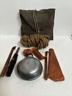 Vintage Military Mauser Rifle Cleaning Kit Unused Oiler Tools Brush Ym9