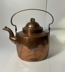 Antique 19th Century 1 5ltr Copper Tea Kettle - Sweden