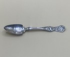 Antique 1890 Texas Souvenir Silver Plated Spoon Arthur A Everts Jeweler Dallas