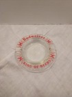 Vintage Budweiser Glass Ashtray