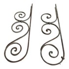 Antique Victorian Iron Gate Window Garden Fence Architectural Salvage  892