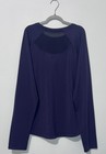 Athleta Girl Power Up Top Xxl 16 Plum Long Sleeve Thumb Holes Crew Neck Logo