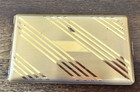 Vintage Elgin American Art Deco Goldtone Cigarette Case Compact