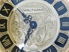 Vintage Waltham Swiss Pocket Watch 34mm Ornate Roman Dial Gold Tone Mechanical