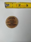 Vintage Wooden Nickel Indian Head