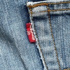 2012 Levi s 501 Big E Jeans Blue Egypt W36 L32 Actual W35 L28 Repaired