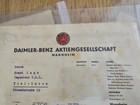 Mercedes-benz Wwii Ww2 Documents     Original Lot Of 3 Wartime Letters W  Stamps