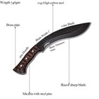 Kukri Machete Knife With Sheath-fixed Blade Cool Tool For Bushcraft And Camping