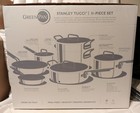 Greenpan Stanley Tucci 11-piece Nonstick Ceramic Cookware Set  Marino Blue - New