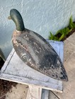 Ralph Maurer Hand Carved Illinois River Mallard Duck Decoy 1930s