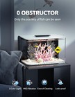 Betta Fish Tank  2 5 Gallon Aquarium Kit With Filter  Light  Self Cleaning  O   