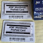 At t Worldwide Globes Phone Card   Un Scratched  