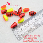 120pcs Pompano Bullet Floats Whiting Walleye Fishing Floats Sand Flea