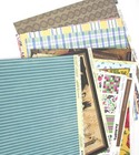 Lot Of 50- 12 X 12 Paper Scrapbooks  Cards Cardstock - Graphic 45  Mme  Etc 
