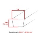 44  Deck Belt For John Deere Lt180 2002-2004 010001-030000 M128733 1 2 x98-1 4 