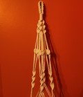 Macrame Plant Hanger Lot Of 2 34 And 47 Inches Vintage 70 s Boho Grannycore