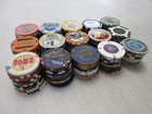 150 Casino Gaming Poker Chip Lot Las Vegas  1 New   Used Chipco Paulson Clay
