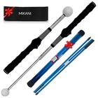  Retractable Golf Swing Training Aid - Click Stick Swing Training With Golf 