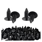 200pcs Car Plastic Trim Boot Rivets Push Clip Fastener  6 4mm Hole Automotive 