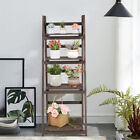 Ladder Shelf Bookshelf Storage Rack Plant Stand Kitchen Bedroom Home Decor Brown