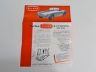 Ca 1953 Allard K-3 Touring Original Sales Flyers - 2 Pieces A  Condition